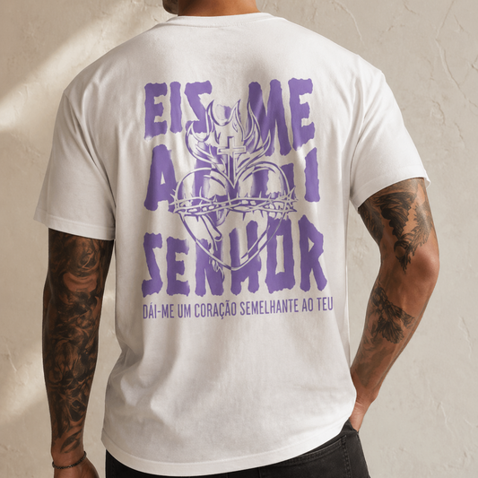 Camiseta Masculina - Eis me aqui Senhor - 6040