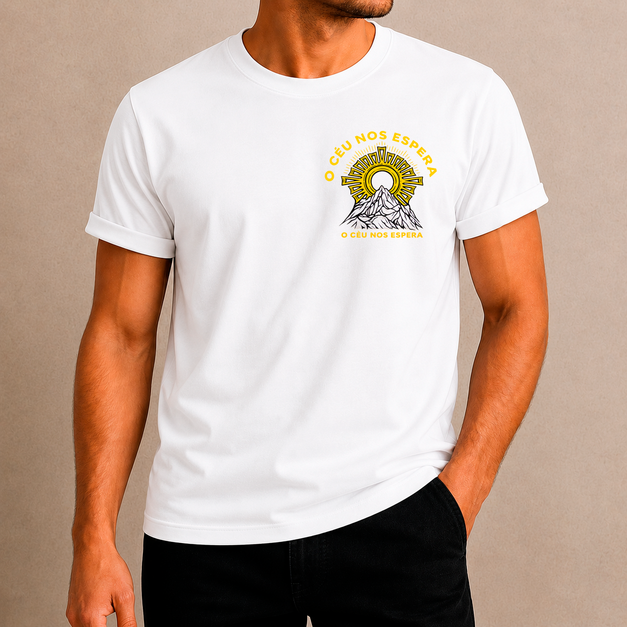 Camiseta Masculina São Carlo Acutis
