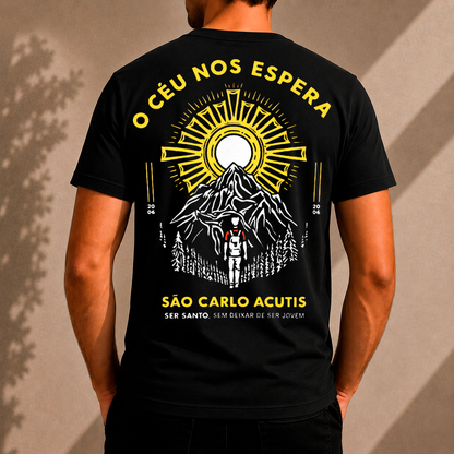 Camiseta Masculina São Carlo Acutis