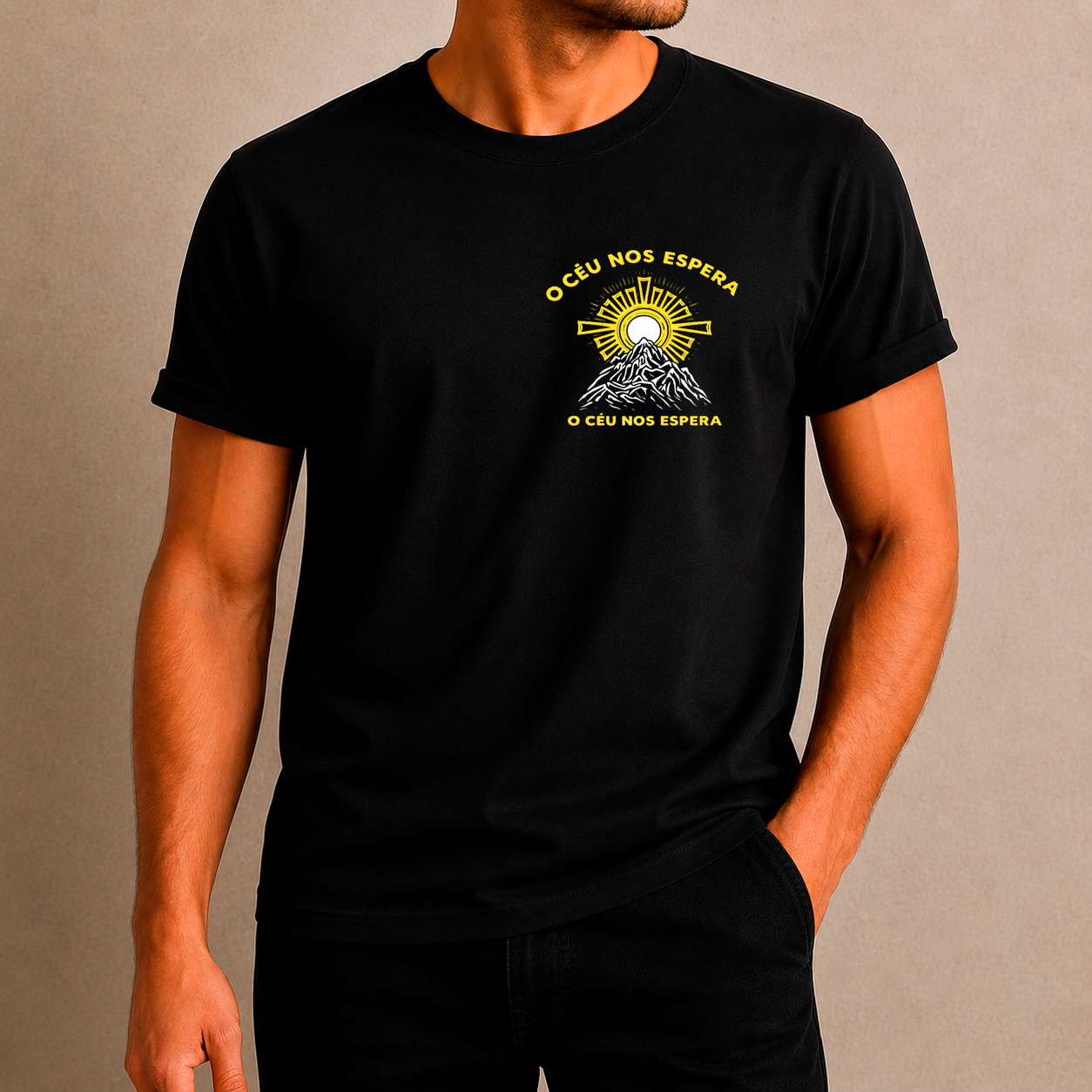 Camiseta Masculina São Carlo Acutis