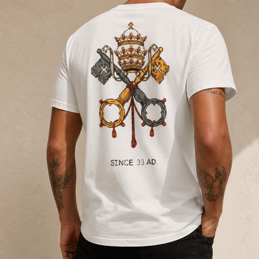 Camiseta Masculina Bandeira Vaticano - I'm Catholic