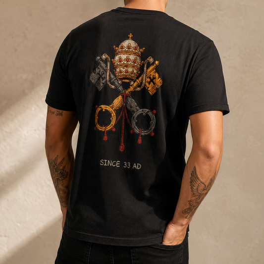 Camiseta Masculina Bandeira Vaticano - I'm Catholic