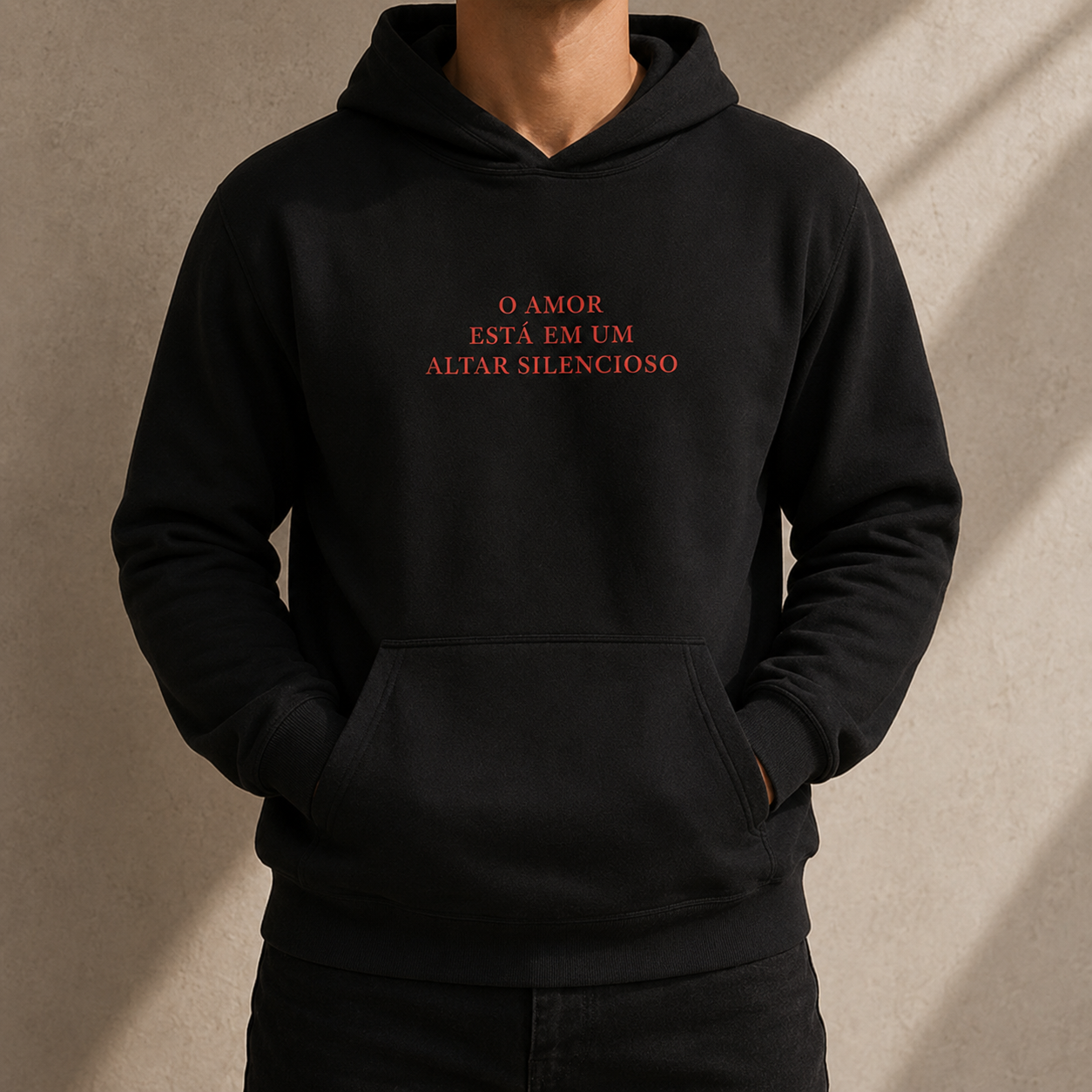 Moletom Maculina - Altar Silêncioso
