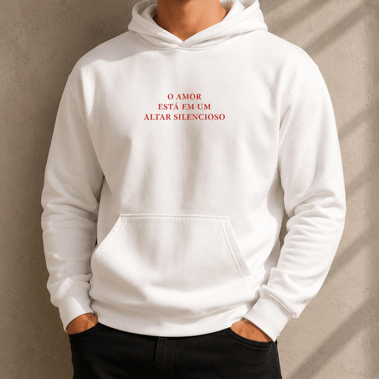 Moletom Maculina - Altar Silêncioso