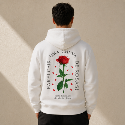 Moletom Maculino - Chuva de Rosas Santa Terezinha