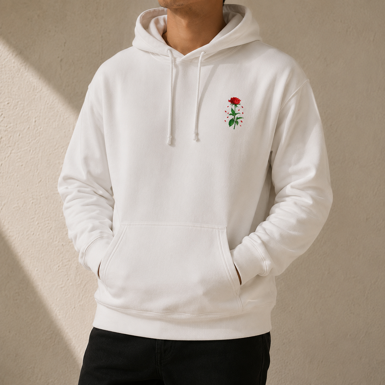 Moletom Maculino - Chuva de Rosas Santa Terezinha