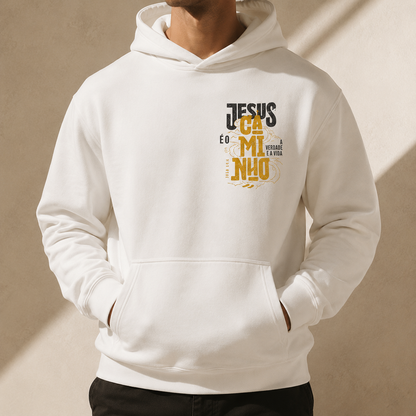 Moletom Maculino - Jesus Caminho Verdade Vida