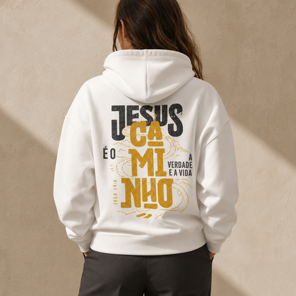 Moletom Feminino- Jesus Caminho Verdade Vida
