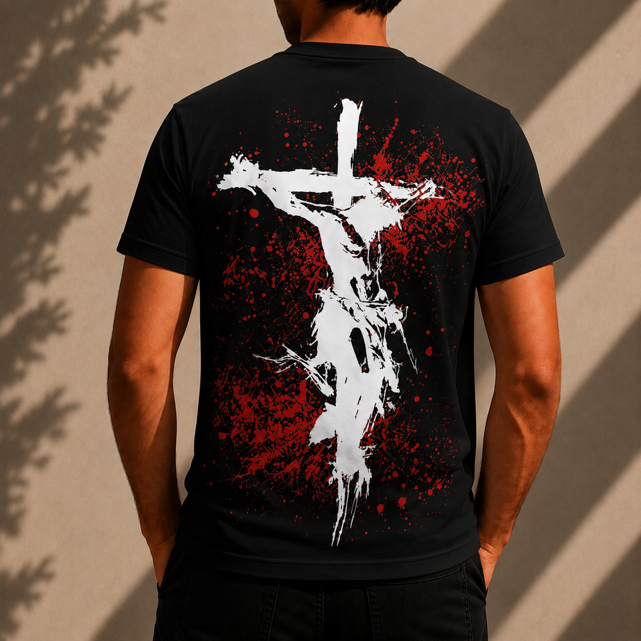 Camiseta Masculina Jesus Cruxificado
