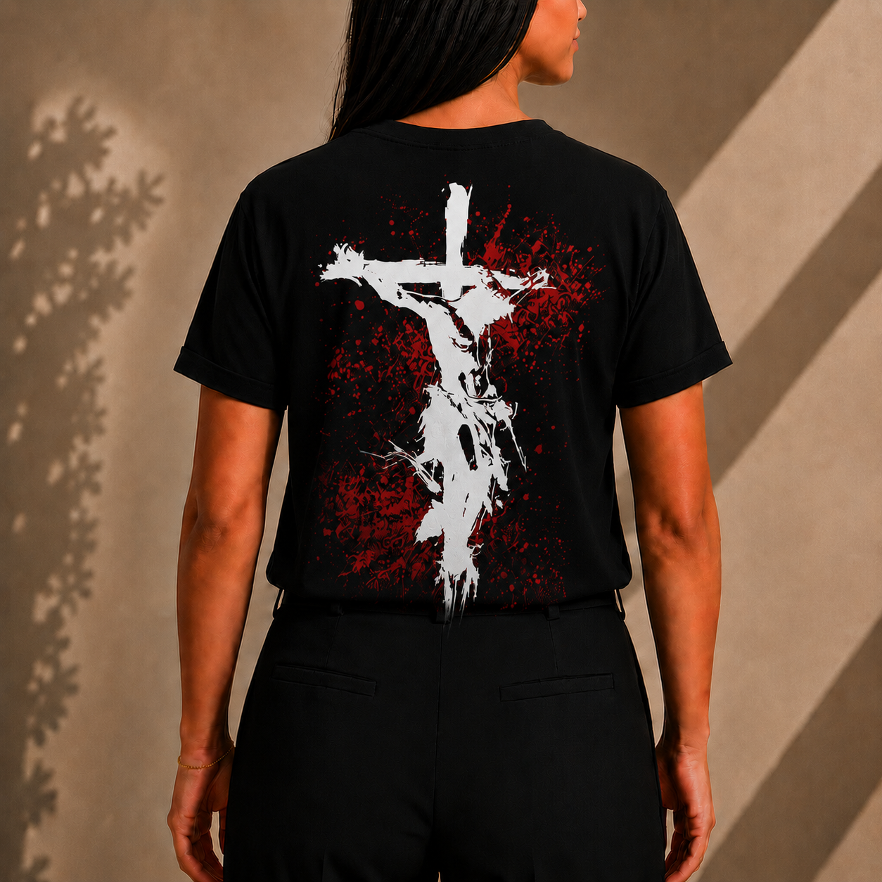 Camiseta Feminina Jesus Cruxificado