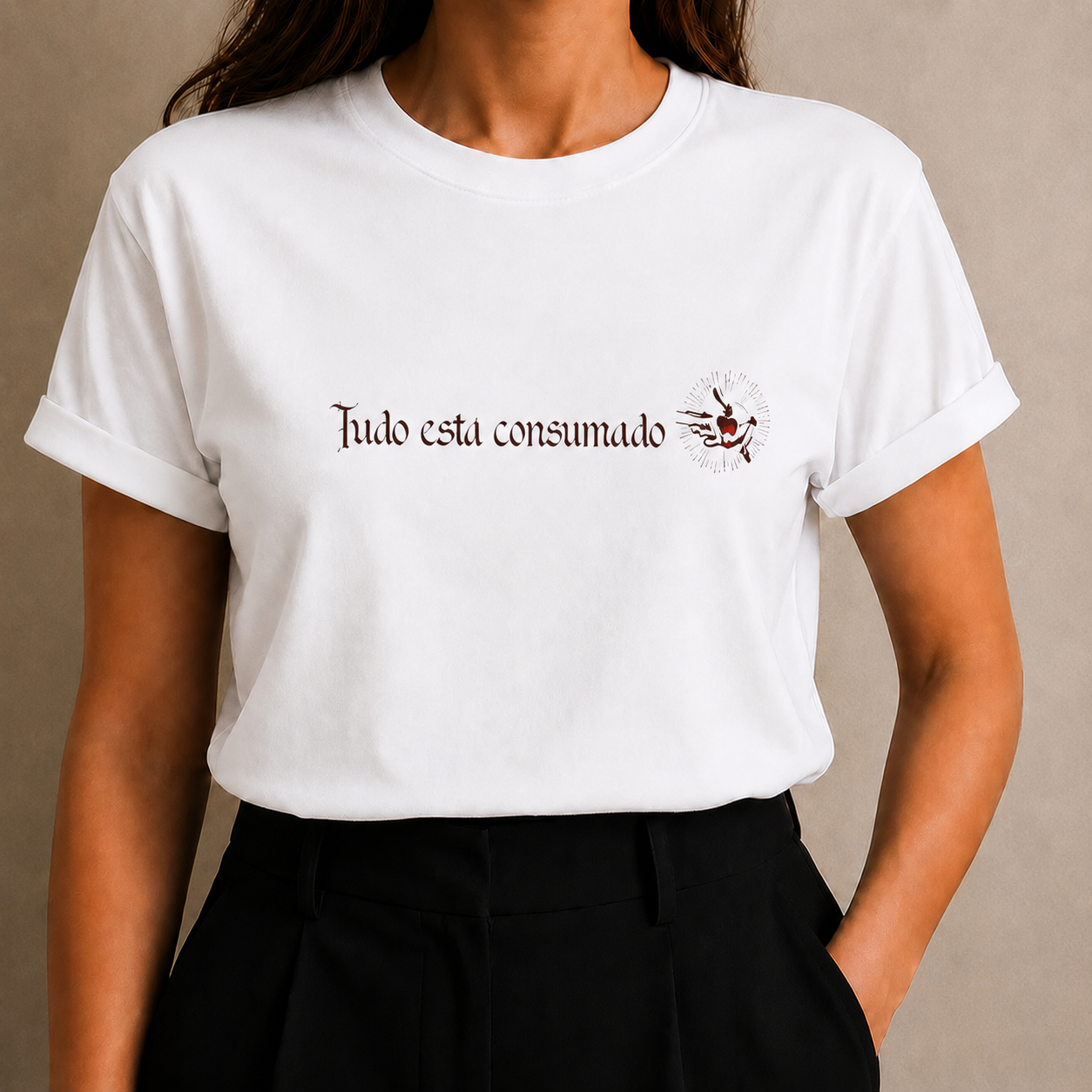 Camiseta Feminina Jesus Cruxificado
