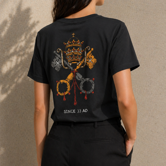 Camiseta Feminina Bandeira Vaticano - I'm Catholic REF - 2001