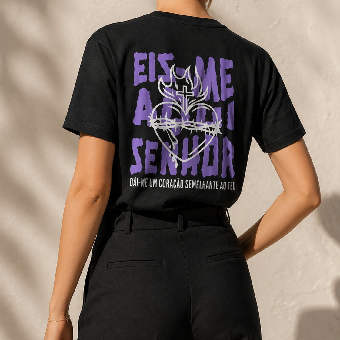 Camiseta Feminina - Eis me aqui Senhor - REF -6040