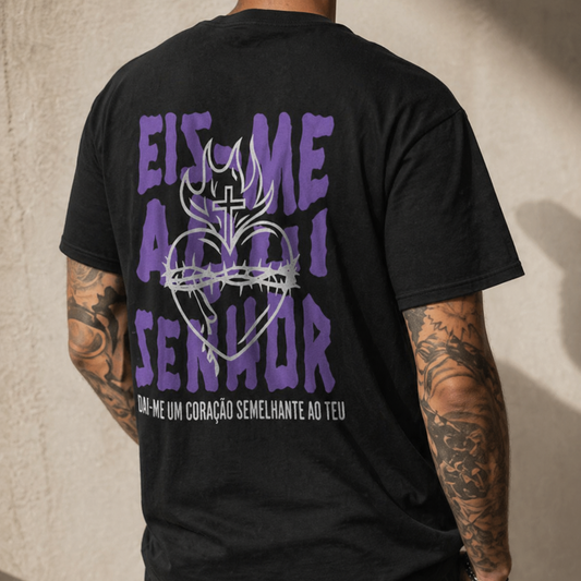 Camiseta Masculina - Eis me aqui Senhor - 6040