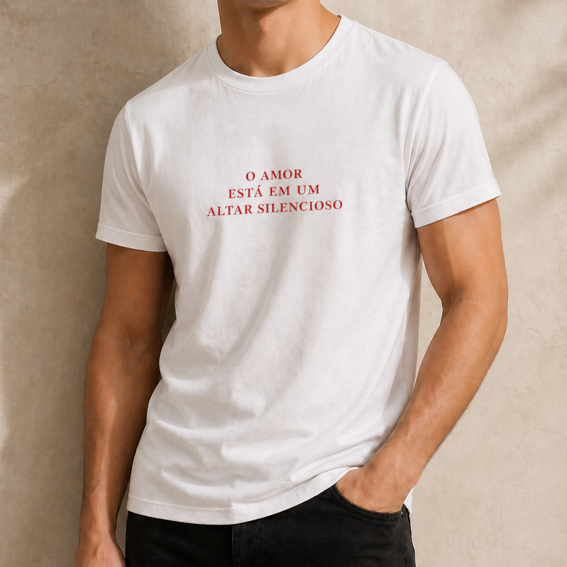 Camiseta Maculina - Altar Silêncioso -REF -6031