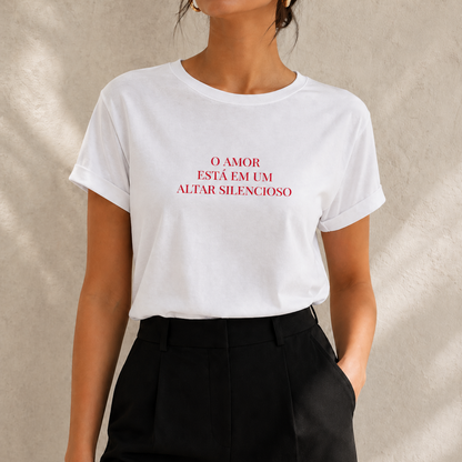 Camiseta Feminina - Altar Silêncioso - REF - 6031