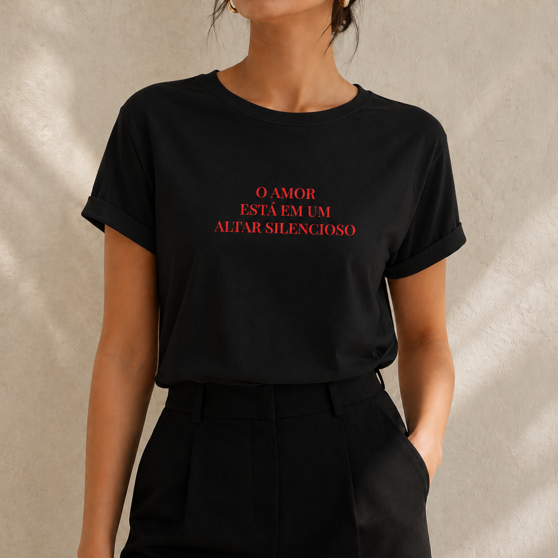 Camiseta Feminina - Altar Silêncioso - REF - 6031