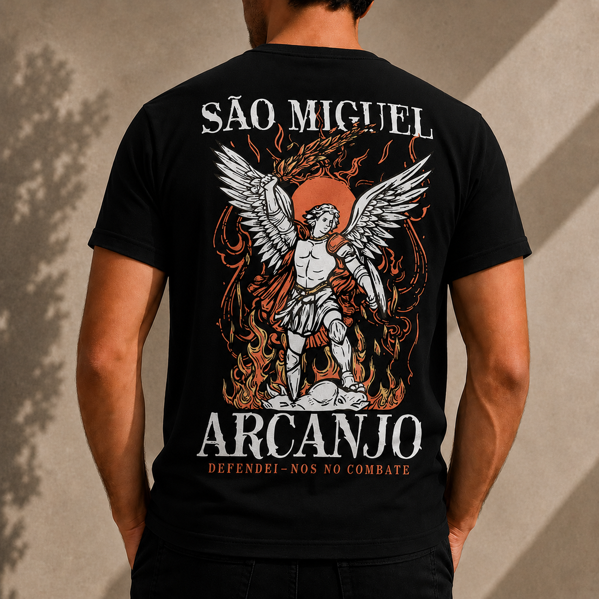 Camiseta Masculina São Miguel Arcanjo