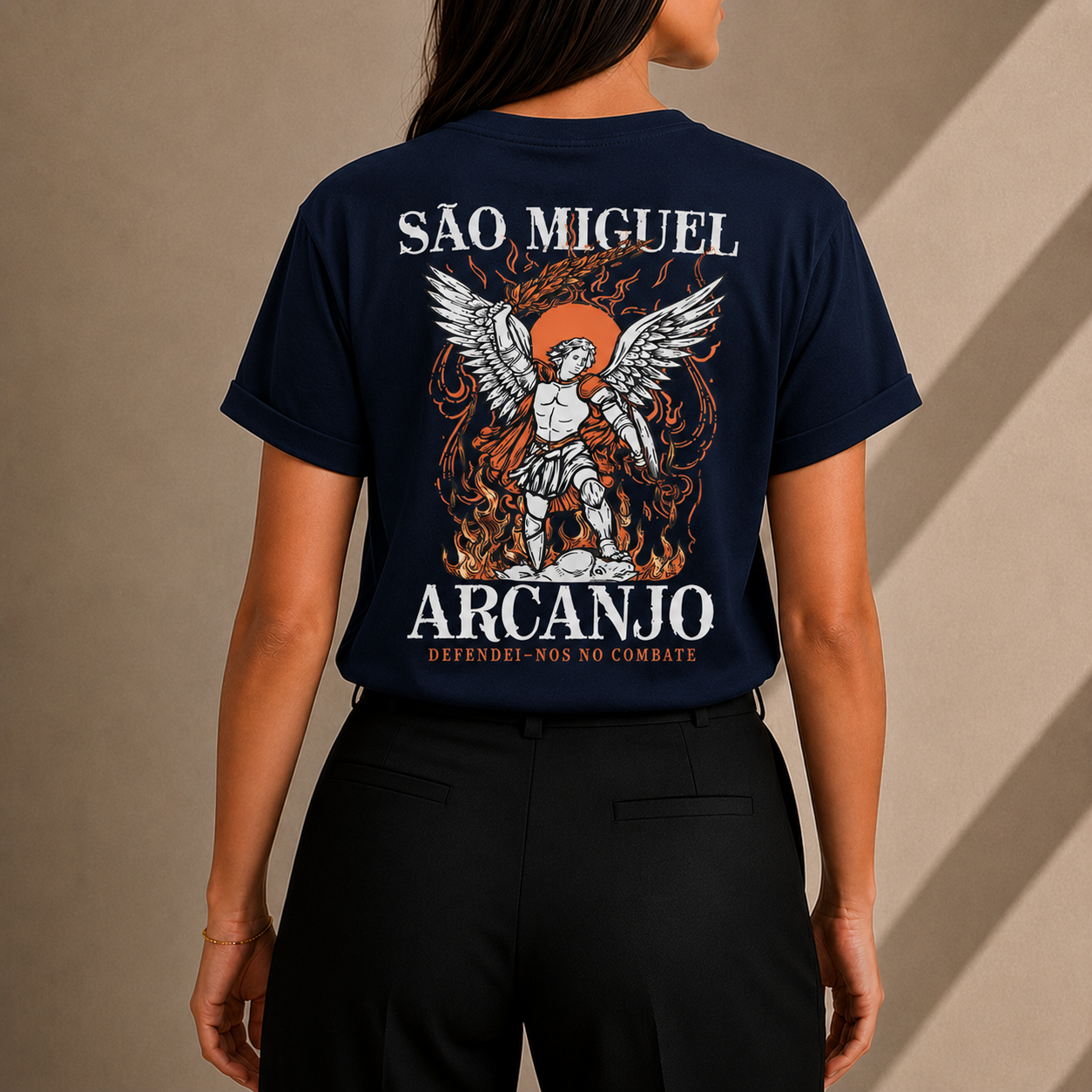 Camiseta Feminina São Miguel Arcanjo