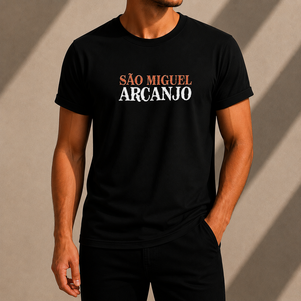 Camiseta Masculina São Miguel Arcanjo