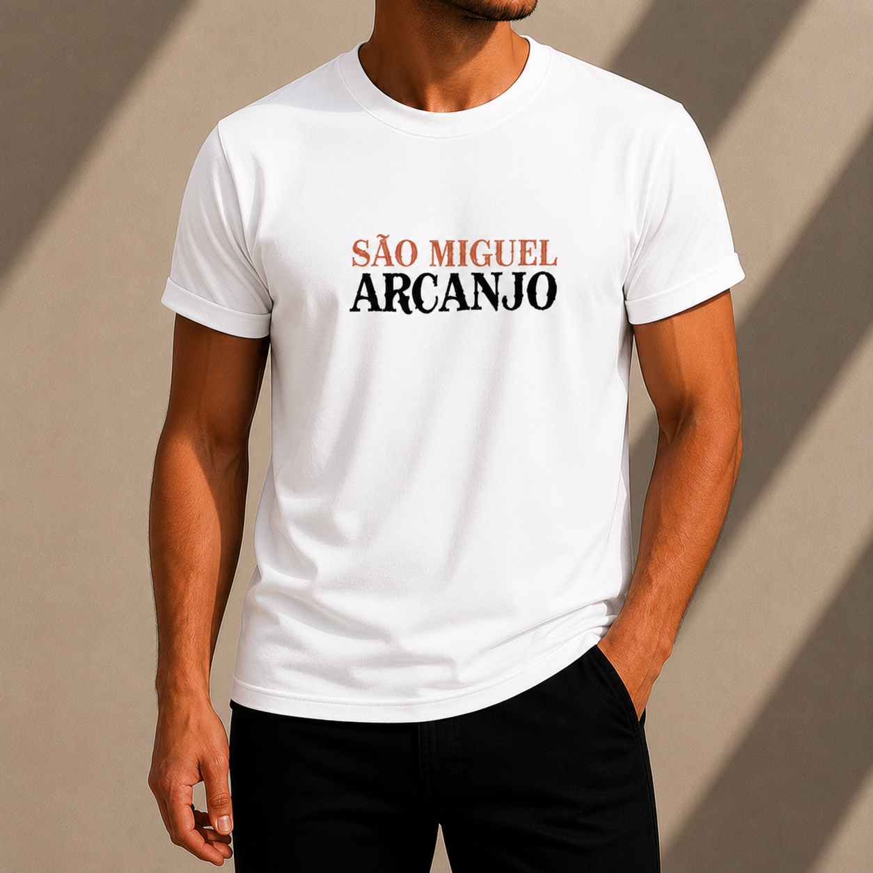 Camiseta Masculina São Miguel Arcanjo