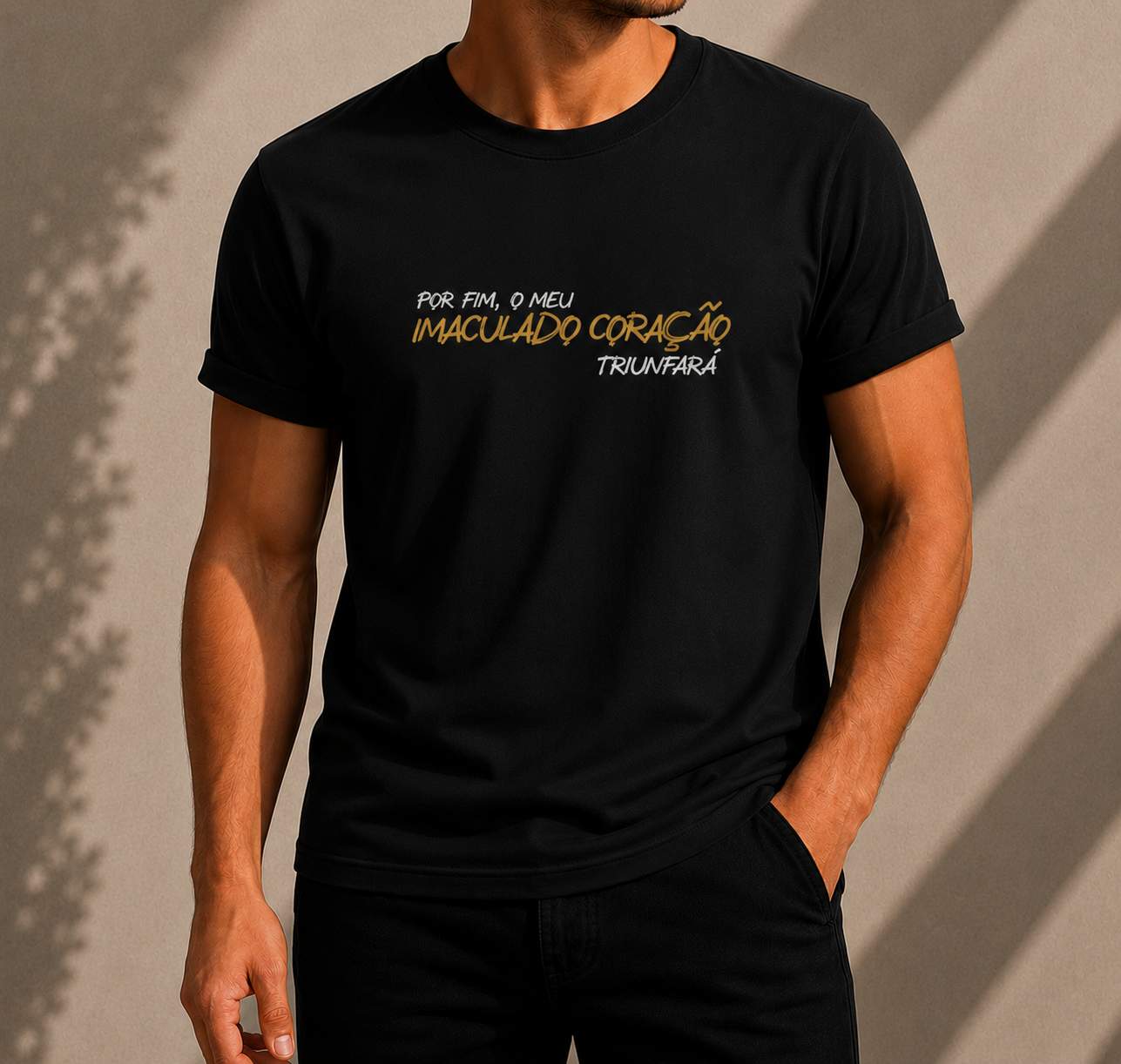 Camiseta Masculino Imaculado Coração