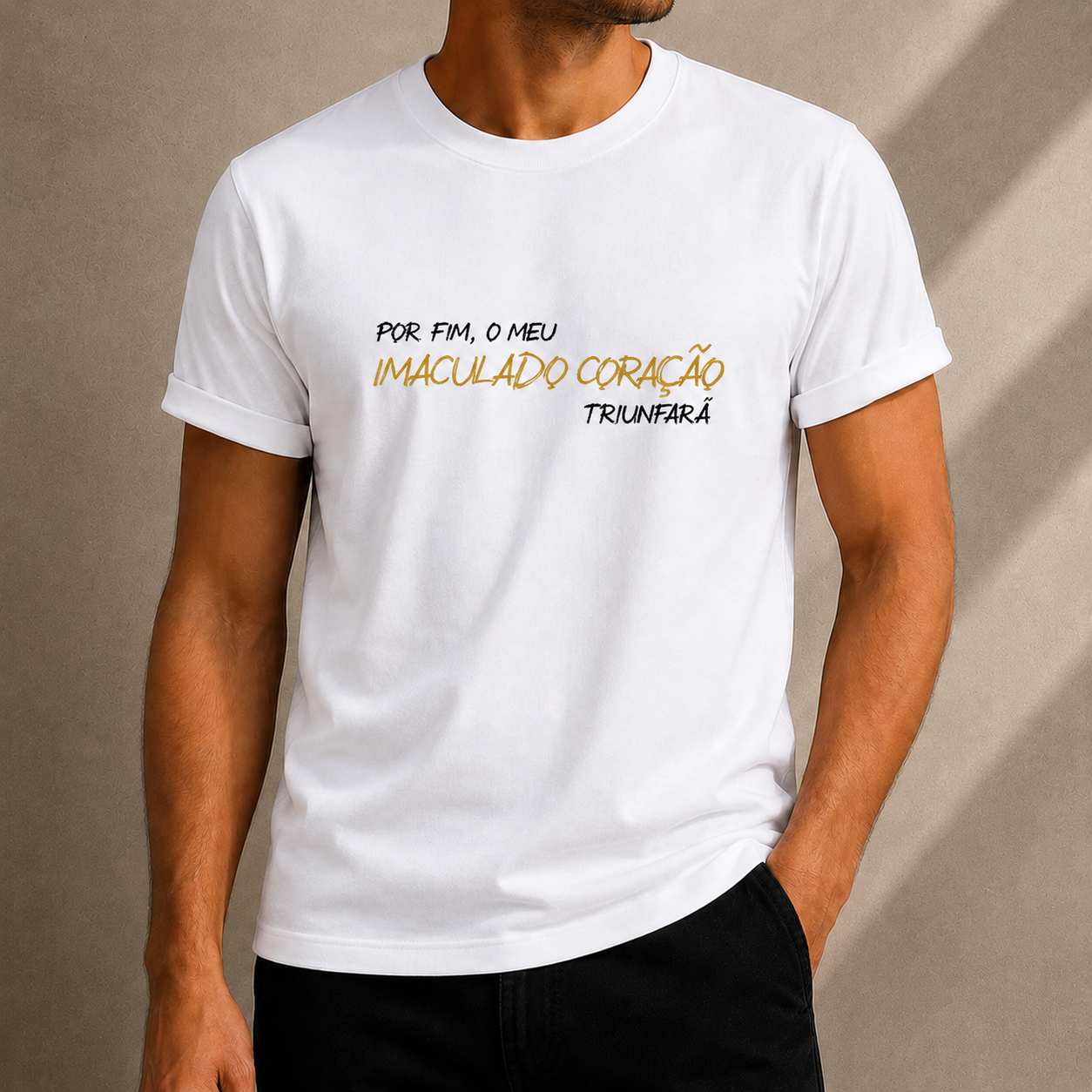 Camiseta Masculino Imaculado Coração