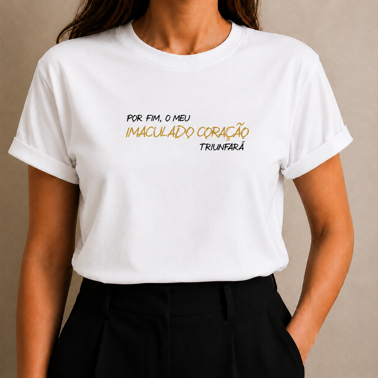 Camiseta Feminina Imaculado Coração