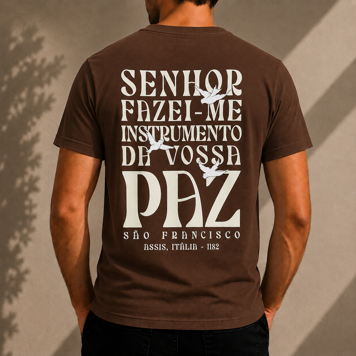 Camiseta Masculina São Francisco De Assis