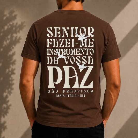 Camiseta Masculina São Francisco De Assis