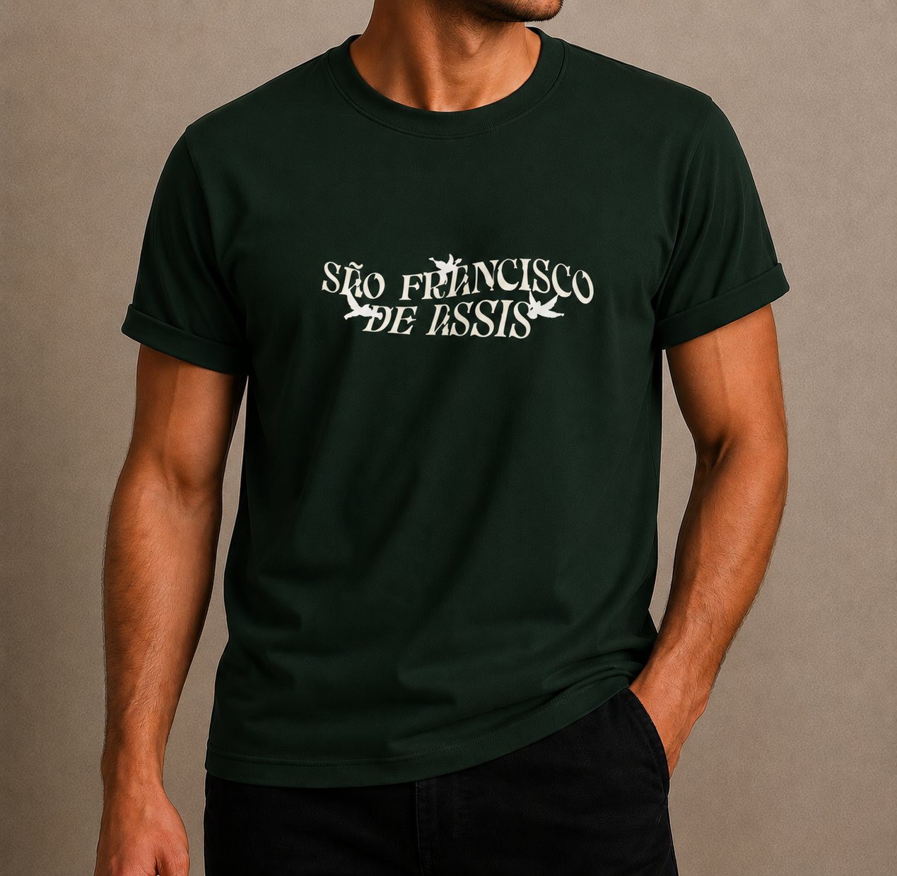 Camiseta Masculina São Francisco De Assis