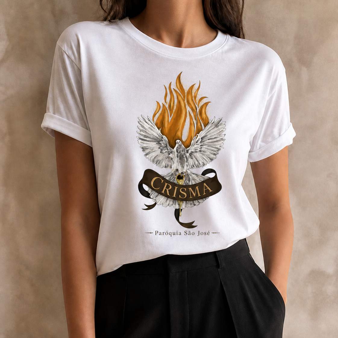 Camiseta Feminina - Sacramento Crisma REF- 6020