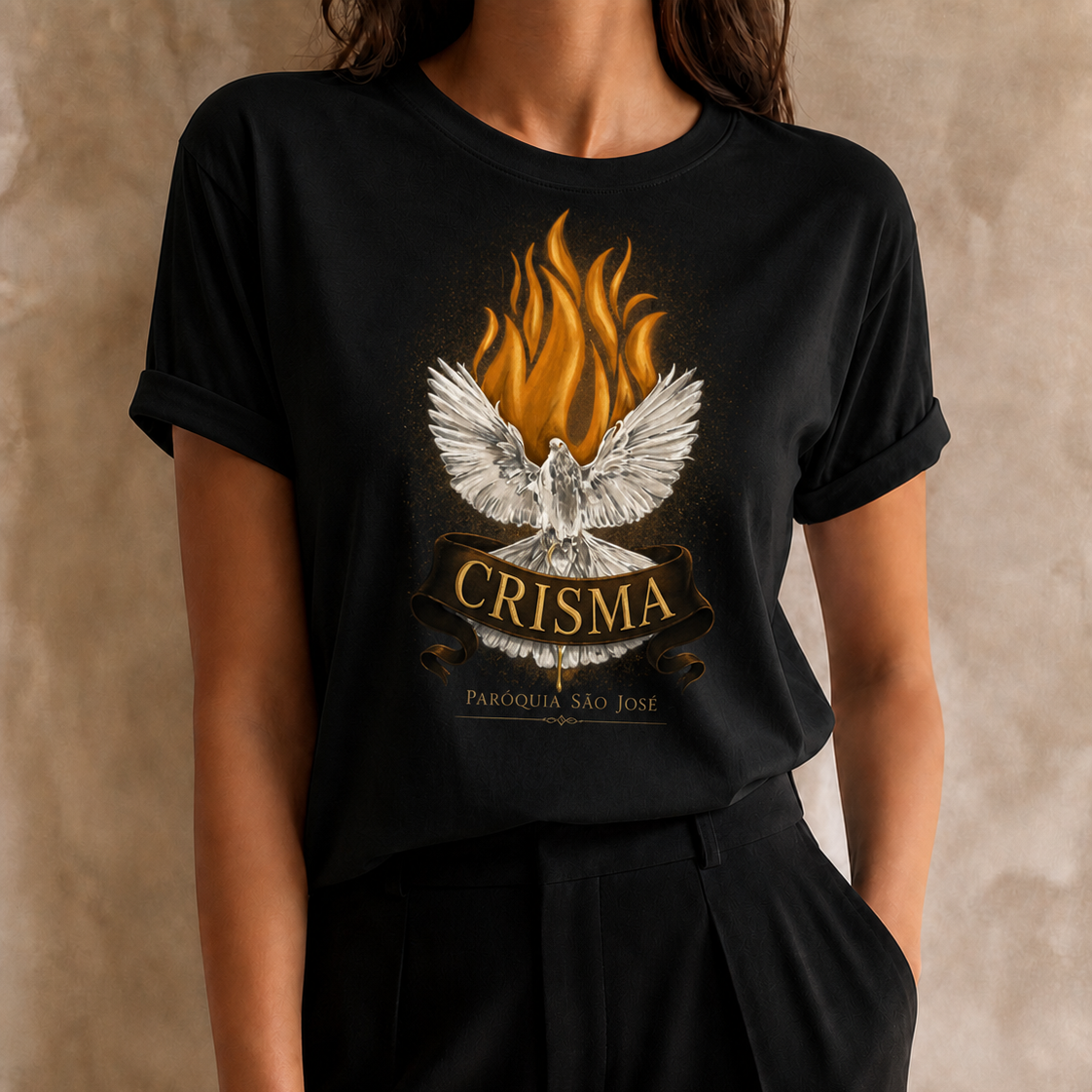 Camiseta Feminina - Sacramento Crisma REF- 6020