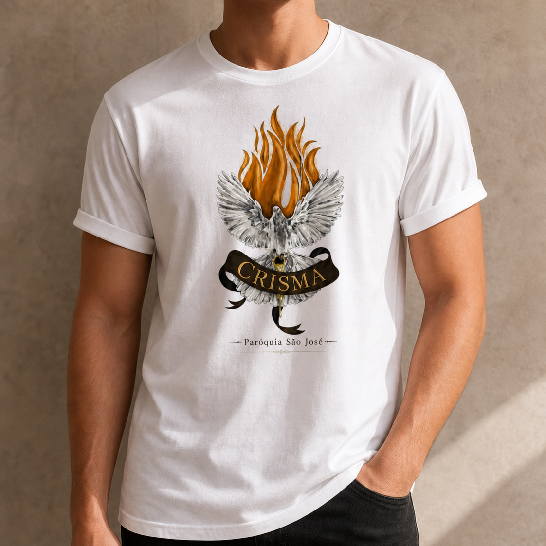 Camiseta Masculina - Sacramento Crisma REF - 6020