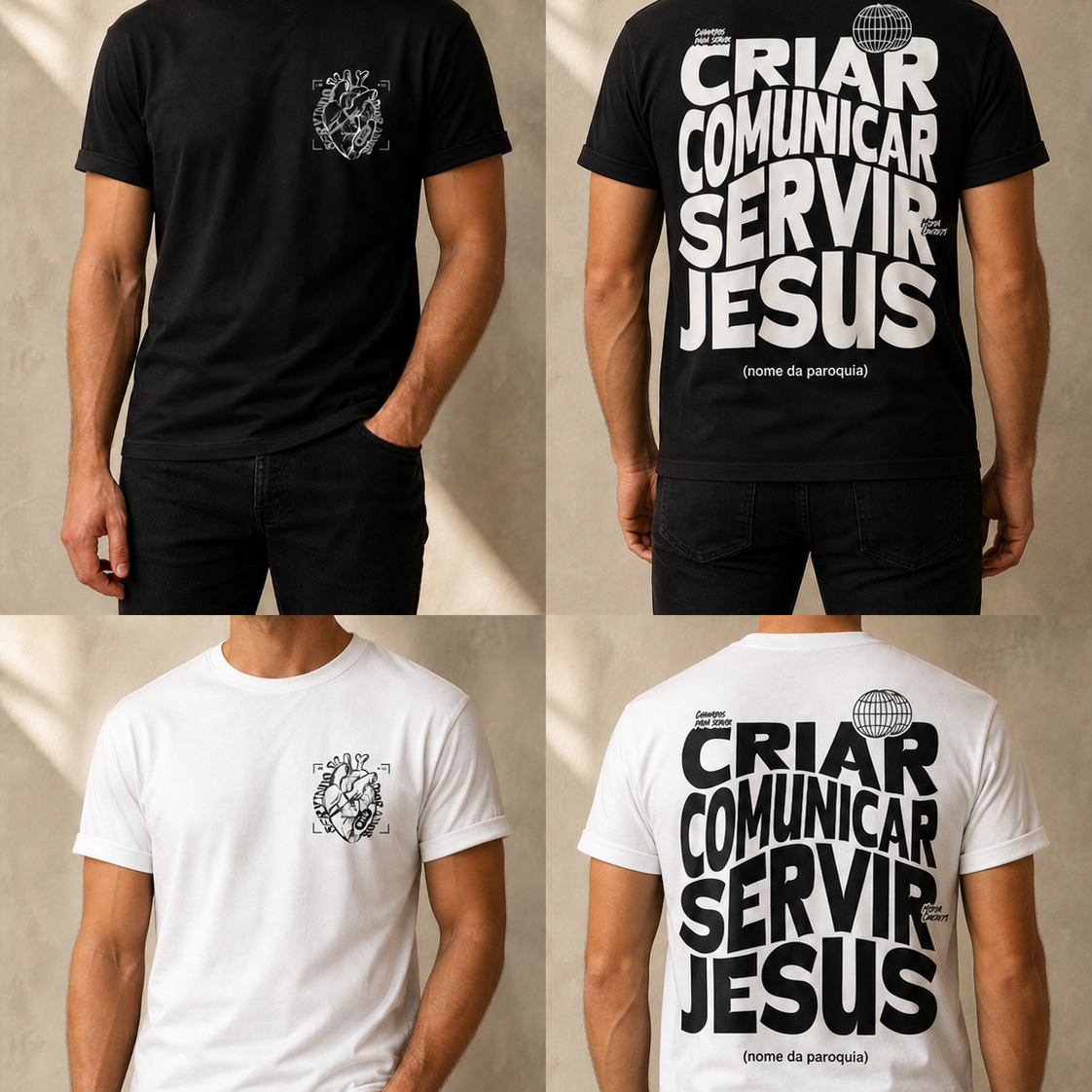 Camiseta Masculina - Pascom  REF- 6010