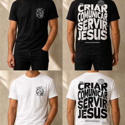 Camiseta Masculina - Pascom  REF- 6010