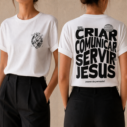 Camiseta Feminina - Pascom -REF - 6010
