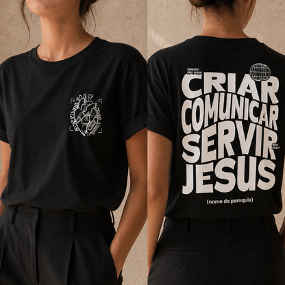 Camiseta Feminina - Pascom -REF - 6010