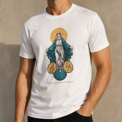 Camiseta Masculina - Nossa Senhora das Graças - REF -1060