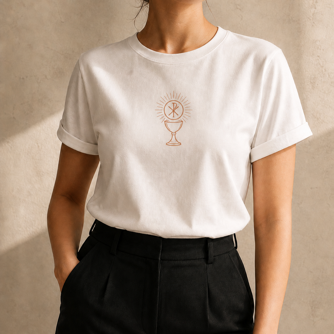 Camiseta Feminina Coroinha Clarissa - São Tarcisio - REF 1070