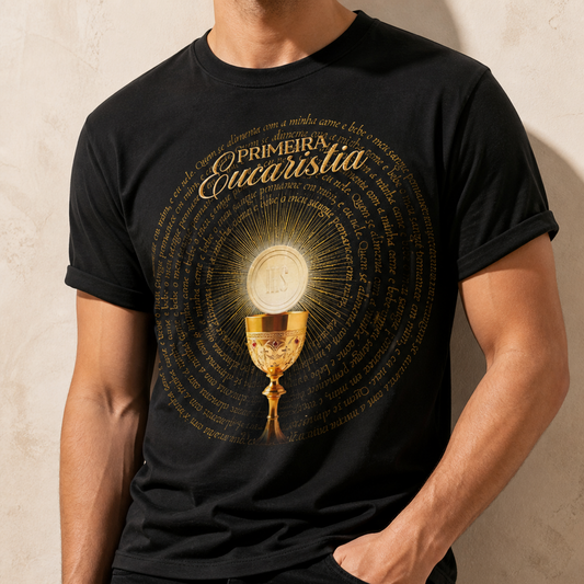 Camiseta Masculina Sacramento - Primeira Eucaristia REF - 6001