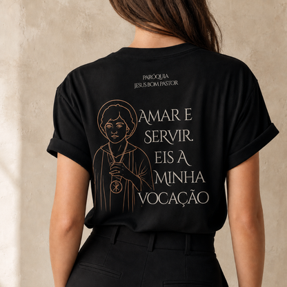 Camiseta Feminina Coroinha Clarissa - São Tarcisio - REF 1070