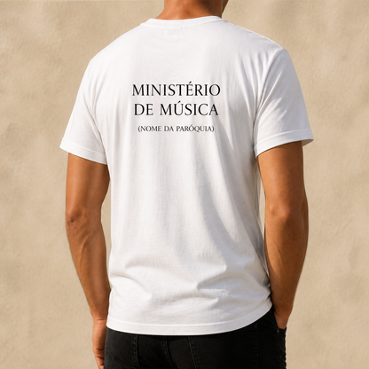 Camiseta Masculina Ministerio Música - Cantai em mim Senhor -REF 5001