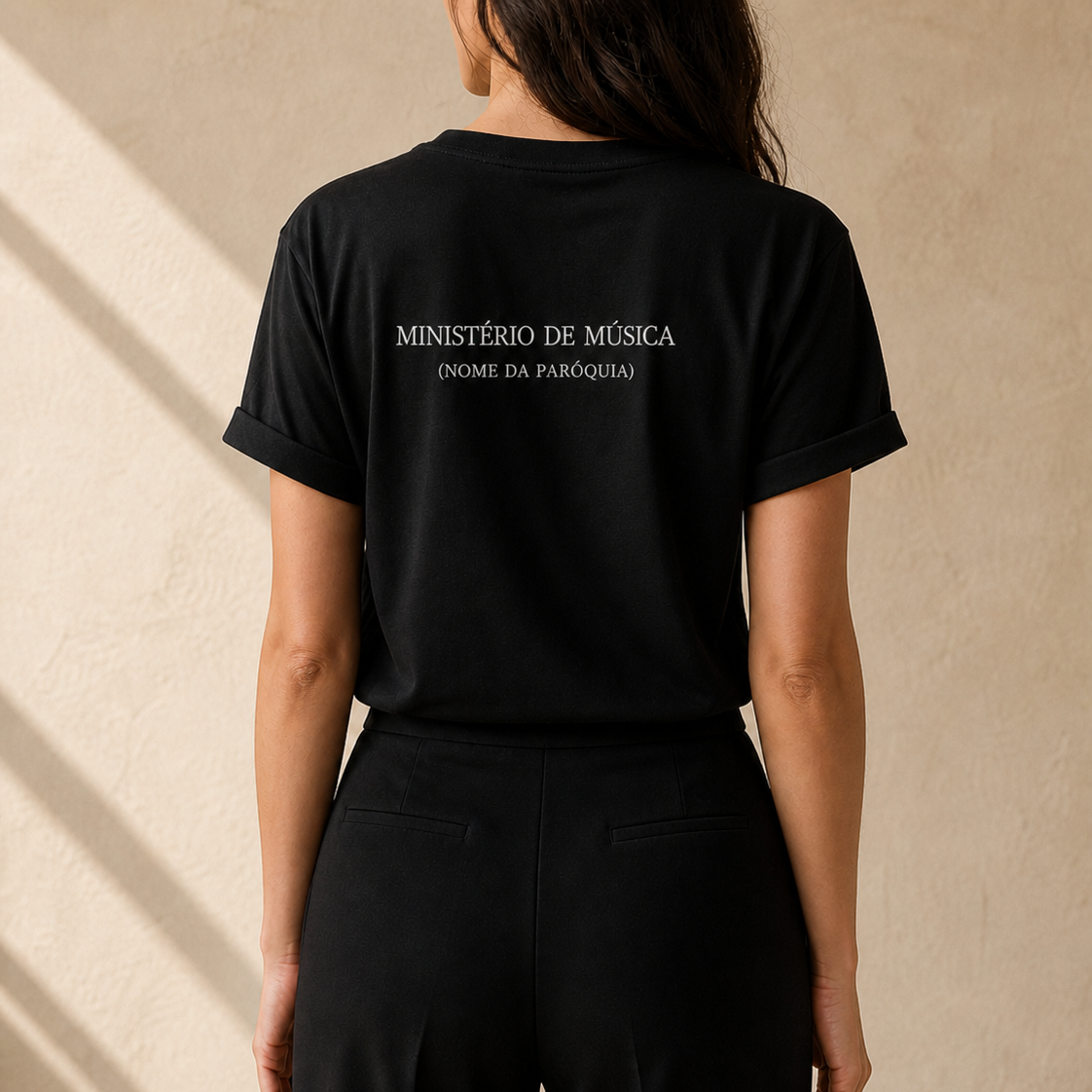 Camiseta Masculina Ministerio Música - Cantai em mim Senhor - REF - 5001