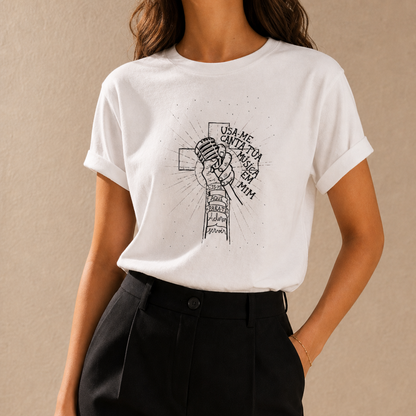 Camiseta Masculina Ministerio Música - Cantai em mim Senhor - REF - 5001