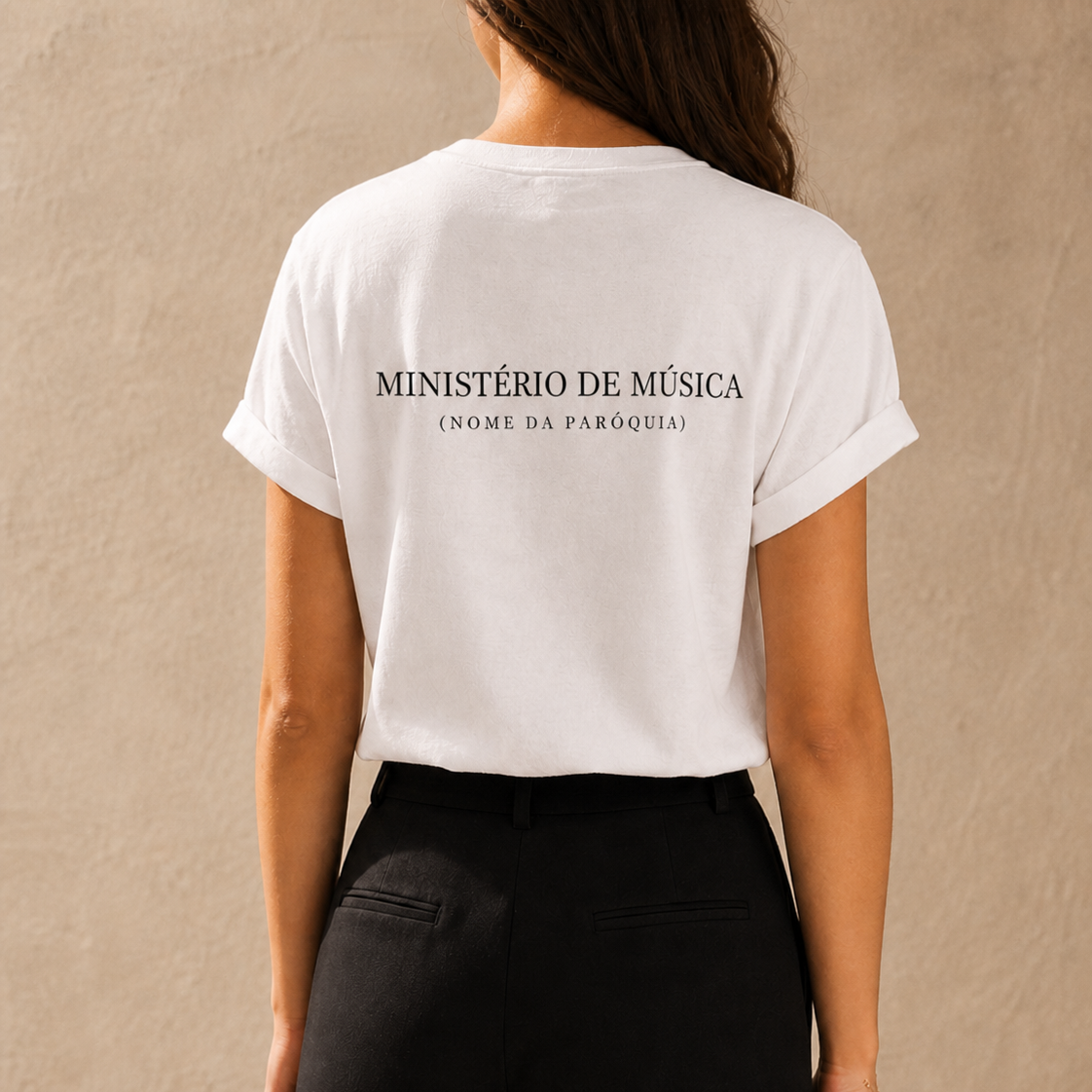 Camiseta Masculina Ministerio Música - Cantai em mim Senhor - REF - 5001