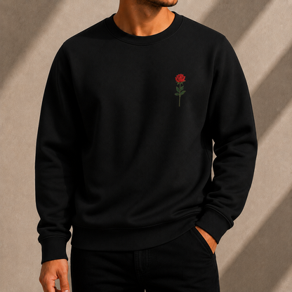 Moletom Careca Masculino Chuva de Rosas