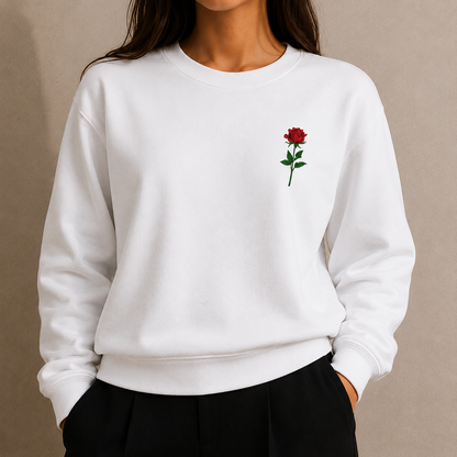 Moletom Careca Feminnina Chuva de Rosas