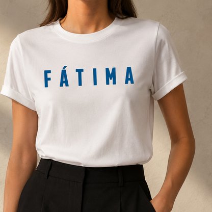 Camiseta Feminina Nossa Senhora De Fátima -REF 1040