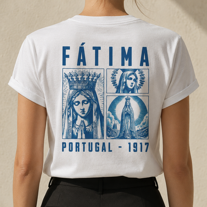 Camiseta Feminina Nossa Senhora De Fátima -REF 1040